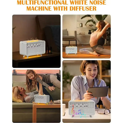 CalmGlow – LED Sleep Sound Machine & Humidifier