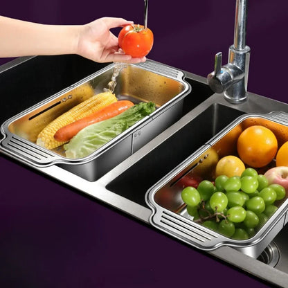 Extendra – Stainless Steel Telescopic Sink Filter Basket