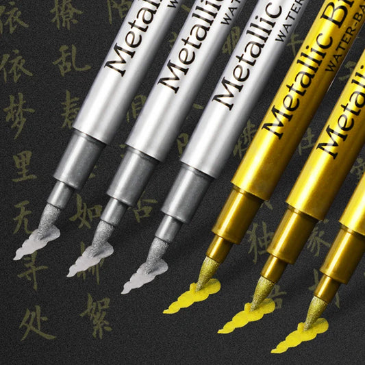 ShineLine – Metallic Gold and Silver Marker Set