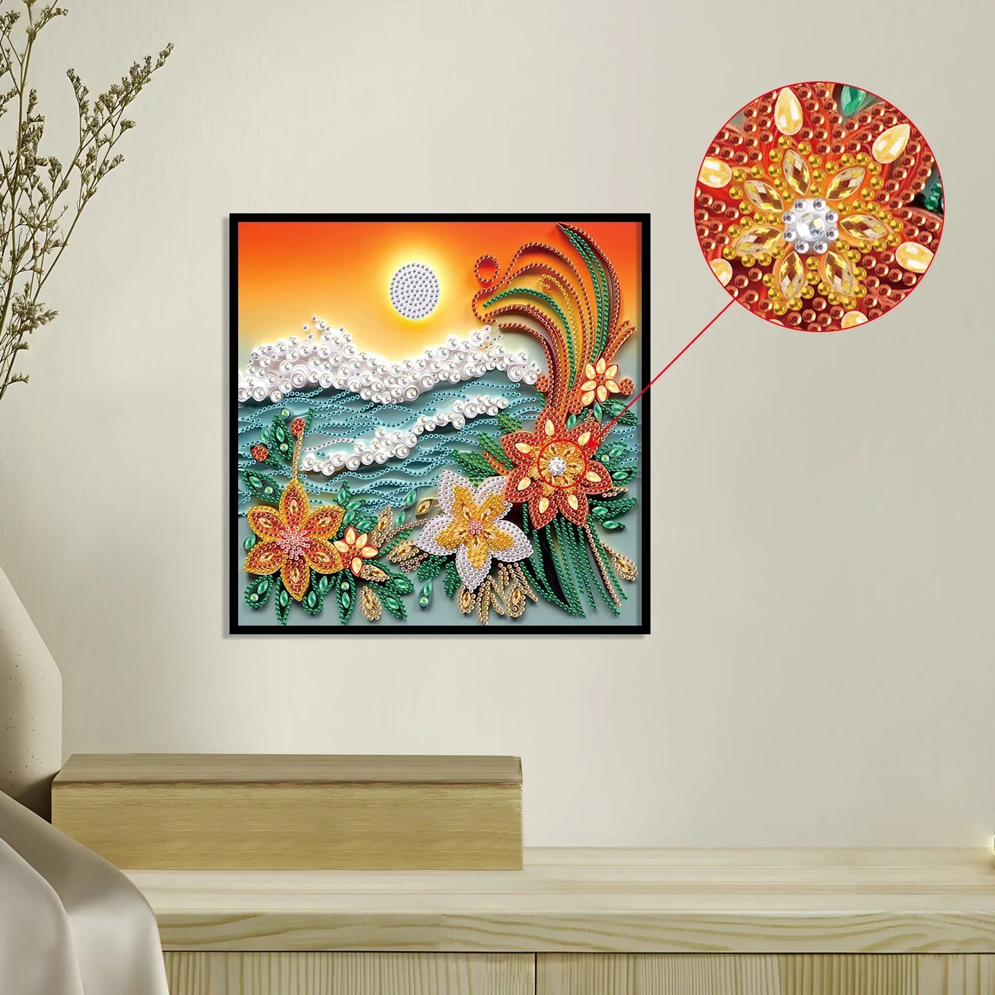 WaveGlimmer – Special Shape Diamond Art Painting Kit