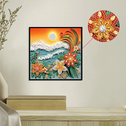 WaveGlimmer – Special Shape Diamond Art Painting Kit