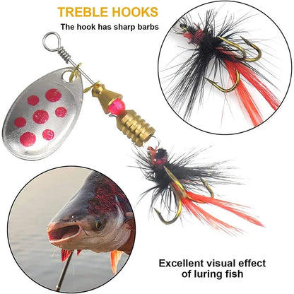 SpinStrike – Metal Spinner Spoon Lure Kit