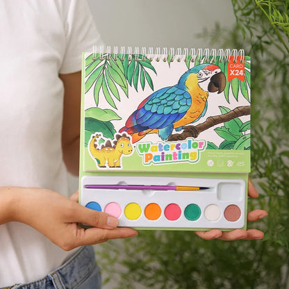 Coloreve – 8-Color Portable Watercolor Painting Book
