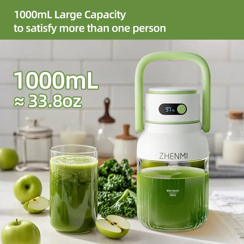 FreshBoost – Portable USB-C Rechargeable Juicer