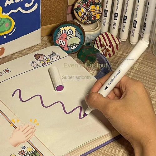 ColorSwift – 80 Colors Acrylic Paint Marker Set