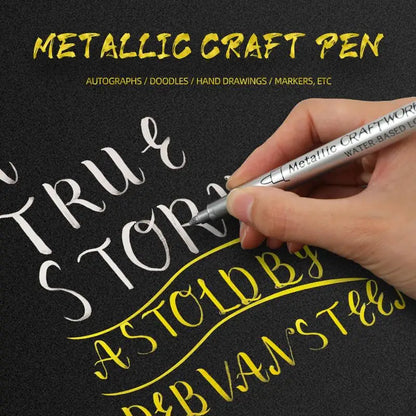 ShineLine – Metallic Gold and Silver Marker Set