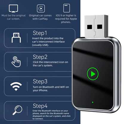 CarLinker – Wireless CarPlay & Android Auto Adapter