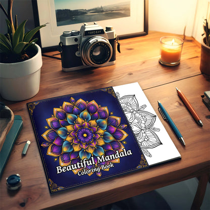 ZenDoodle – 24-Page Mandala Coloring Book for Adults & Teens