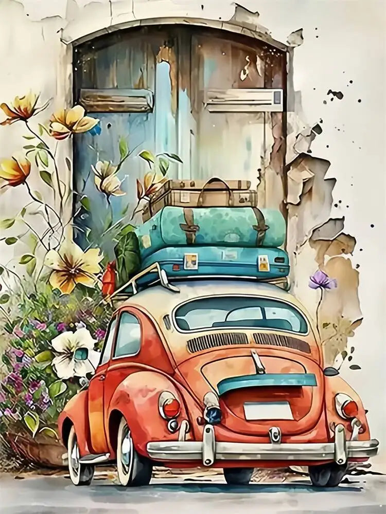 SweetJourney – DIY Digital Oil Paint by Number Kit