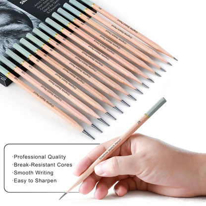 ArtVibe – 29-Piece Professional Drawing Pencil Set