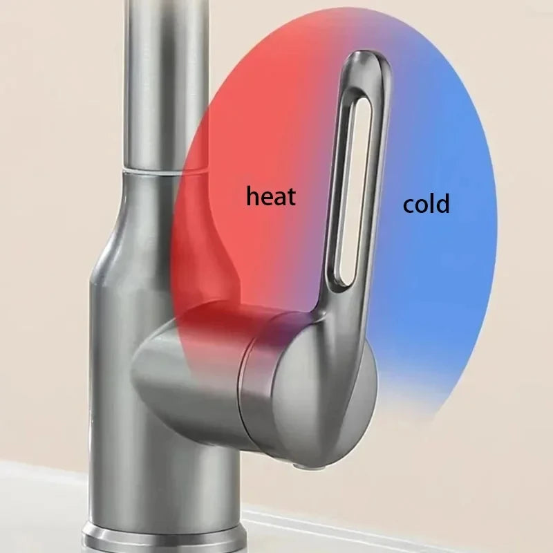 AeroSpa – 4‑Mode Stainless Steel Bathroom Faucet