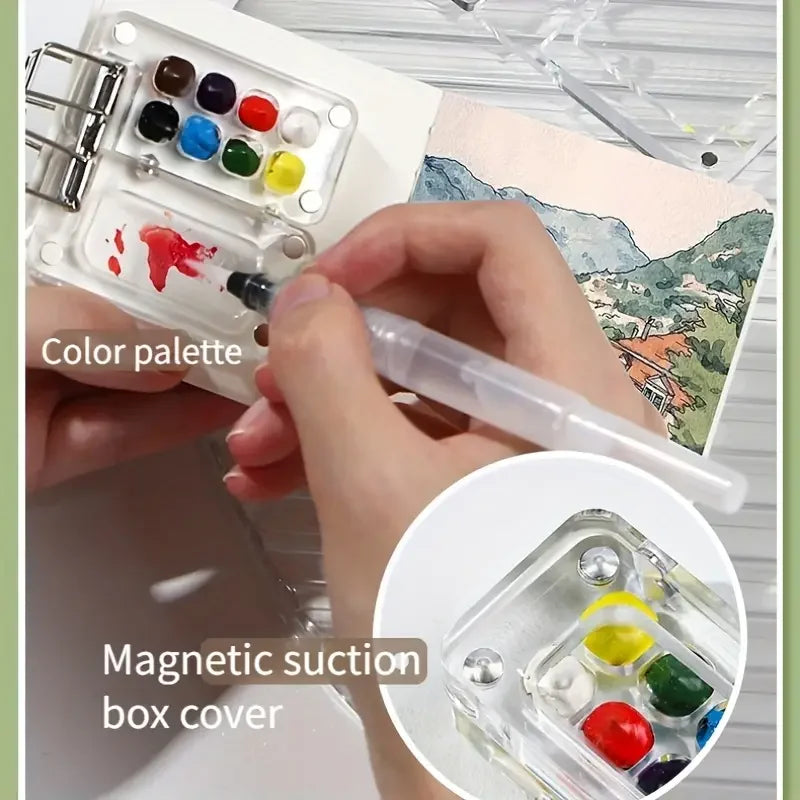 AquaPocket – Mini Travel Watercolor Kit