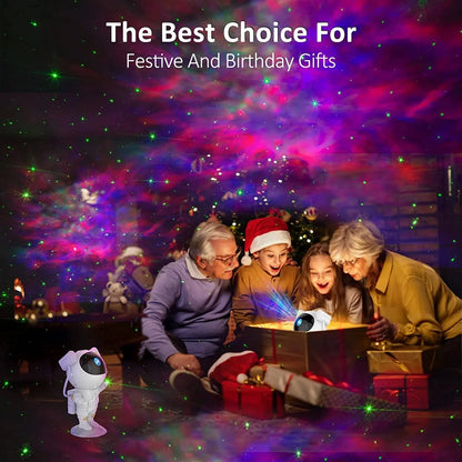 StarryBuddy – Astronaut Galaxy Projector Night Light