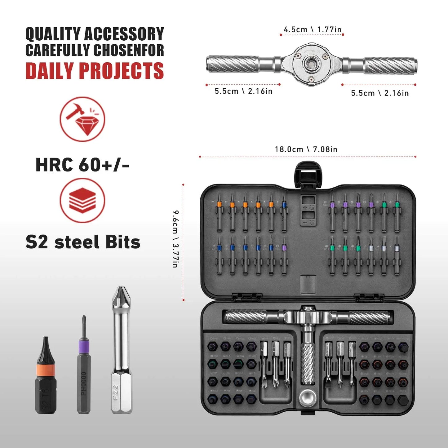 FixMate – Precision Ratchet Screwdriver Set