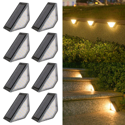 Solvion – 8PCS LED Solar Step Lights