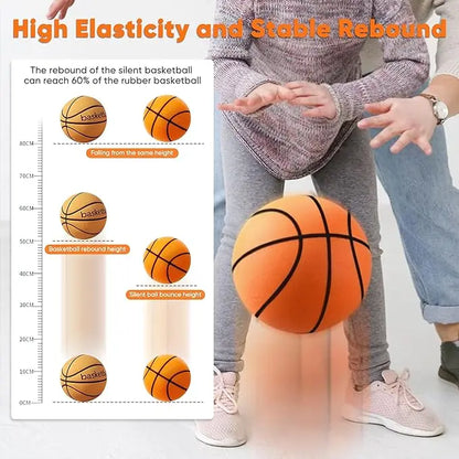 QuietDribble – Airless Foam Silent Basketball