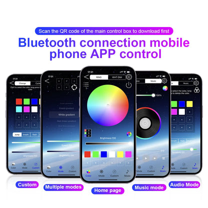 GlowStream – Car Ambient Light Strips with App Control