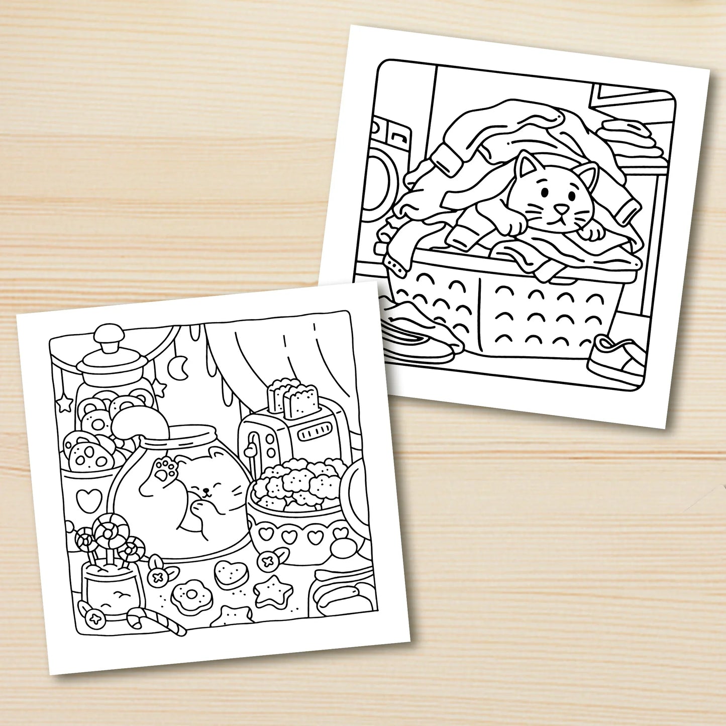 PurrDoodle – Bold & Fun Adult Cat Coloring Book