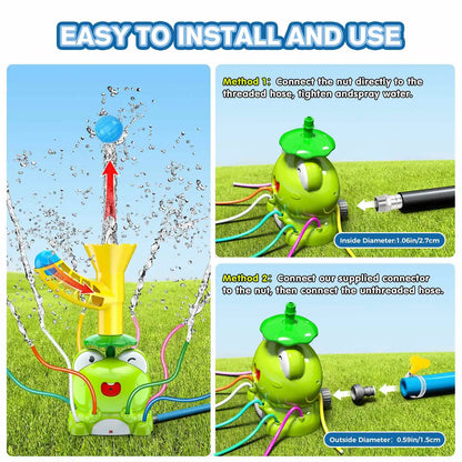 SplashFrog – Spinning Water Sprinkler Game