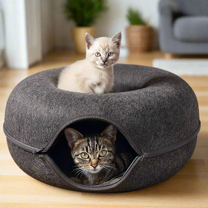 Puffmallow - Cat Donut Bed & Tunnel