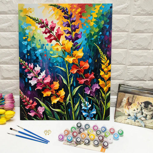 ArteLune – Floral Digital Paint by Number Kit