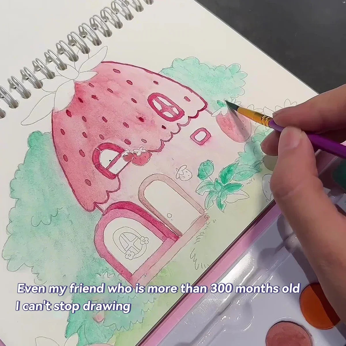 Coloreve – 8-Color Portable Watercolor Painting Book