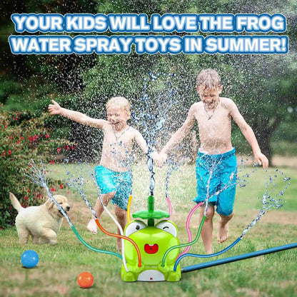 SplashFrog – Spinning Water Sprinkler Game