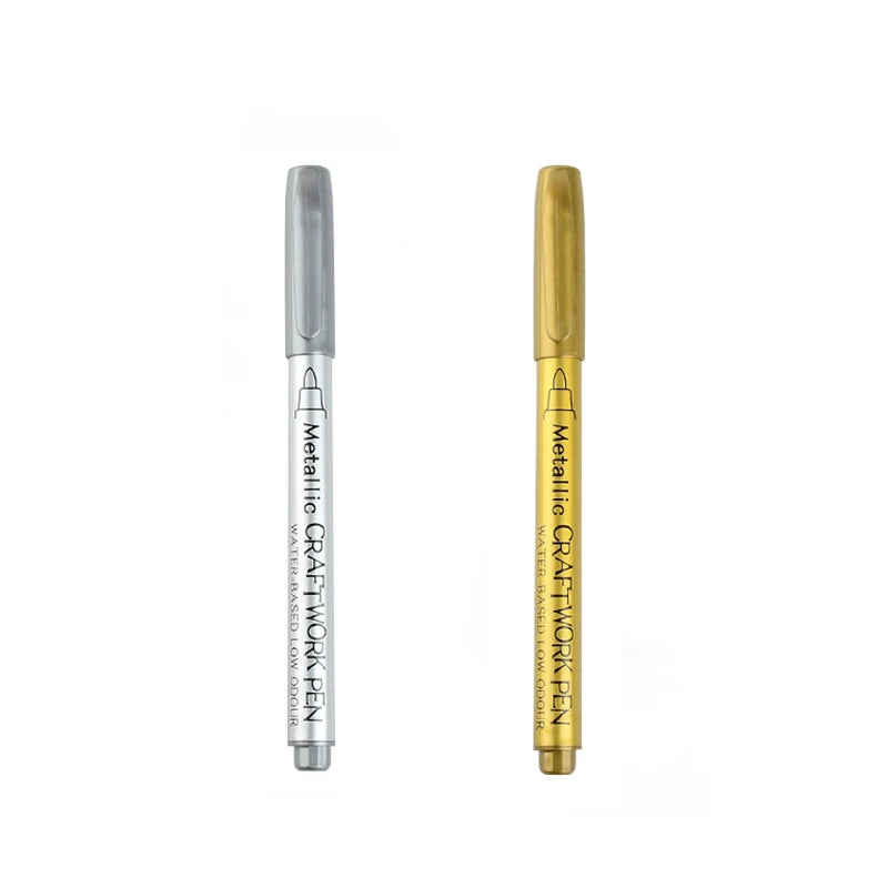 ShineLine – Metallic Gold and Silver Marker Set