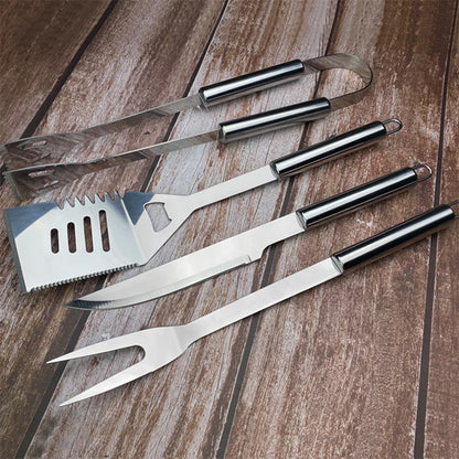 FlameCraft – Stainless Steel BBQ Tool Set