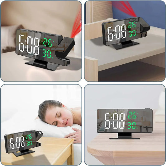 TimeCast – LED Projection Alarm Clock
