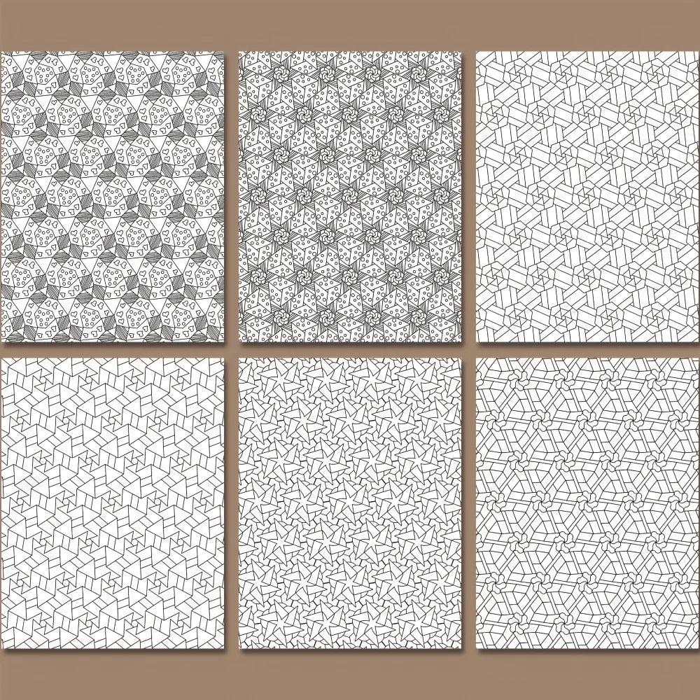 GeoZen – 32-Page Geometric Adult Coloring Book