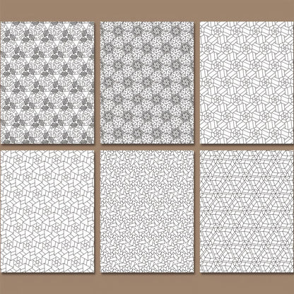 GeoZen – 32-Page Geometric Adult Coloring Book