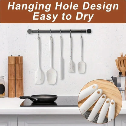 FlexiSpatulaa – Heat Resistant Silicone Kitchen Spatula Set