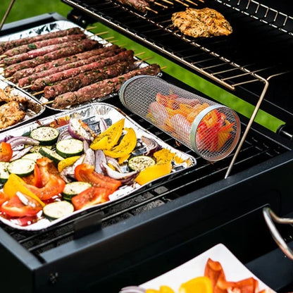 GrillRoll – Rolling BBQ Basket