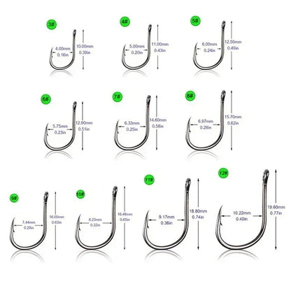 HookPro – Carbon Steel Fishing Hooks Set