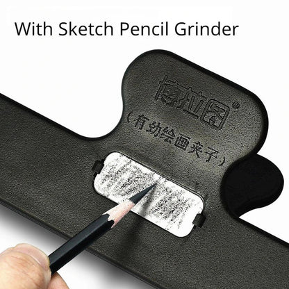 SketchGrip – Large 5.9-Inch Painting Clip with Pencil Sharpener