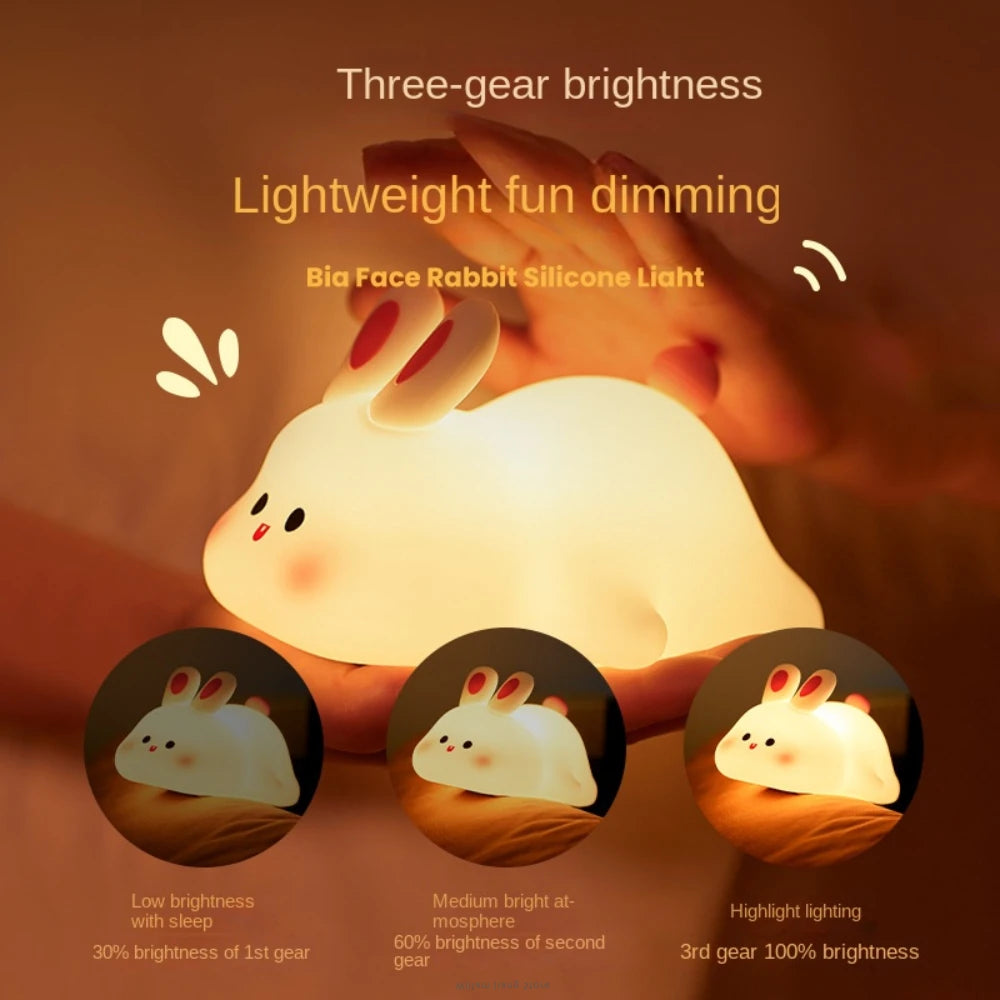 BunnyGlow – Touch Sensitive Silicone Night Light