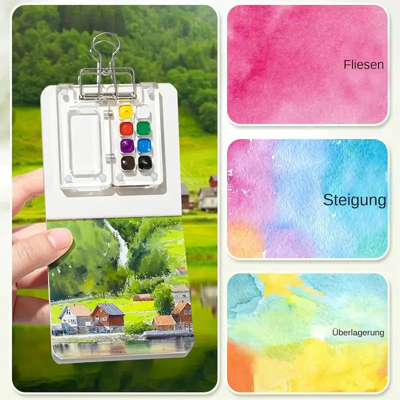 AquaPocket – Mini Travel Watercolor Kit