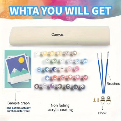 StarryLake – Mountain Reflection Paint by Number Kit