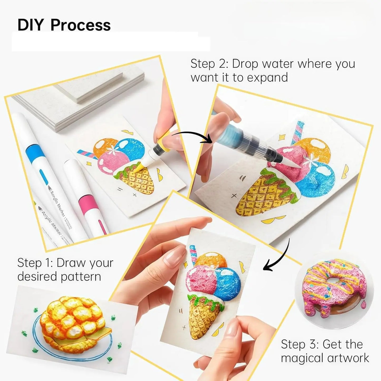 PopArt3D – Magic Puffy Paint 3D Drawing Kit