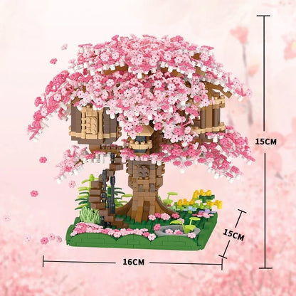 Bloomora – Mini Sakura Tree Light-Up Building Set