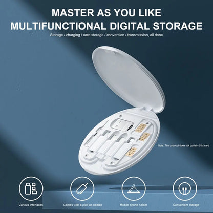 ChargeMate – 60W Fast Charging Cable Set with Storage Box
