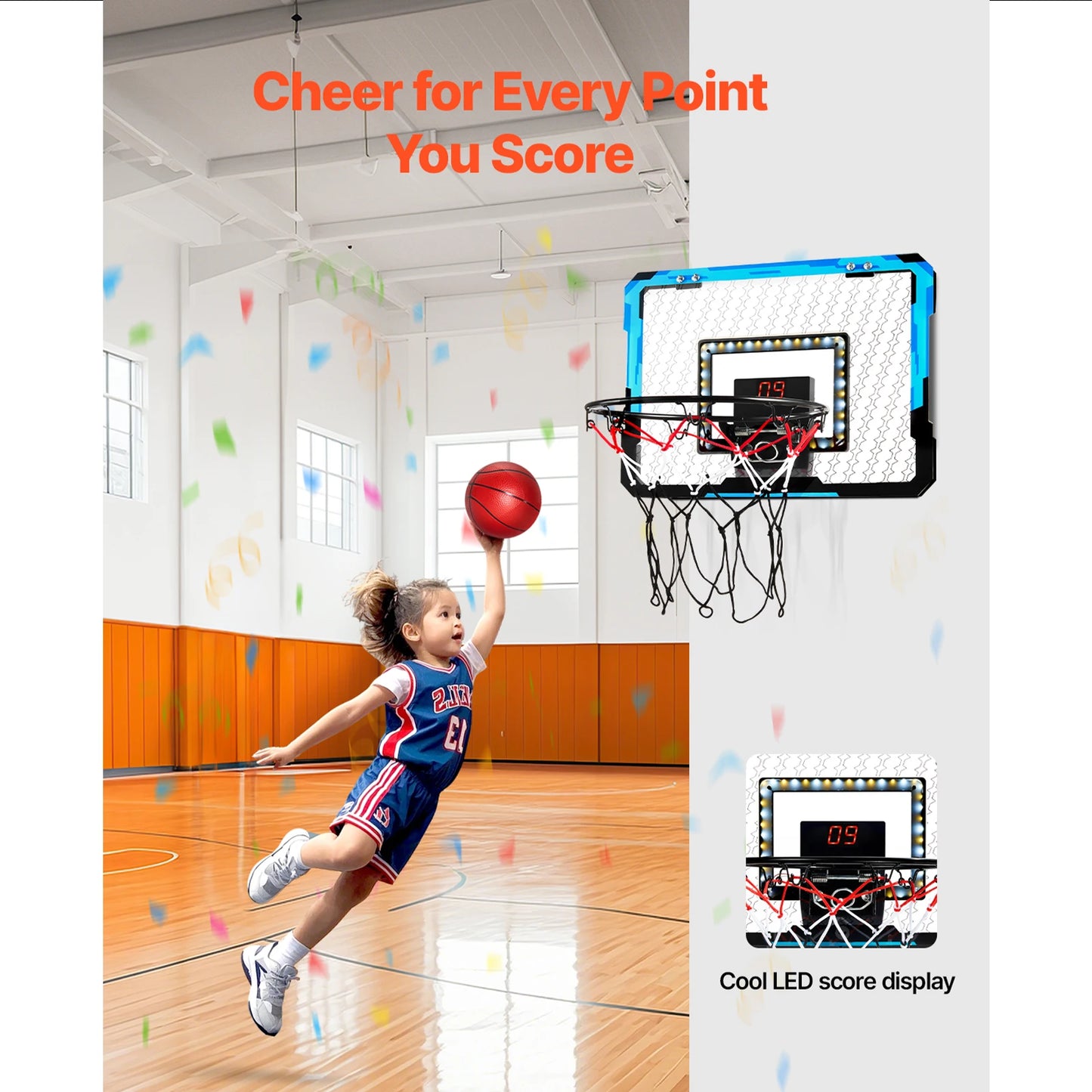 HoopPlay – Foldable Basketball Hoop Set