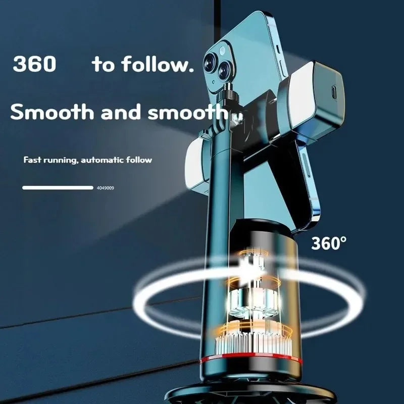 SteadyTrack – 360° Rotating Gimbal Stabilizer with Remote