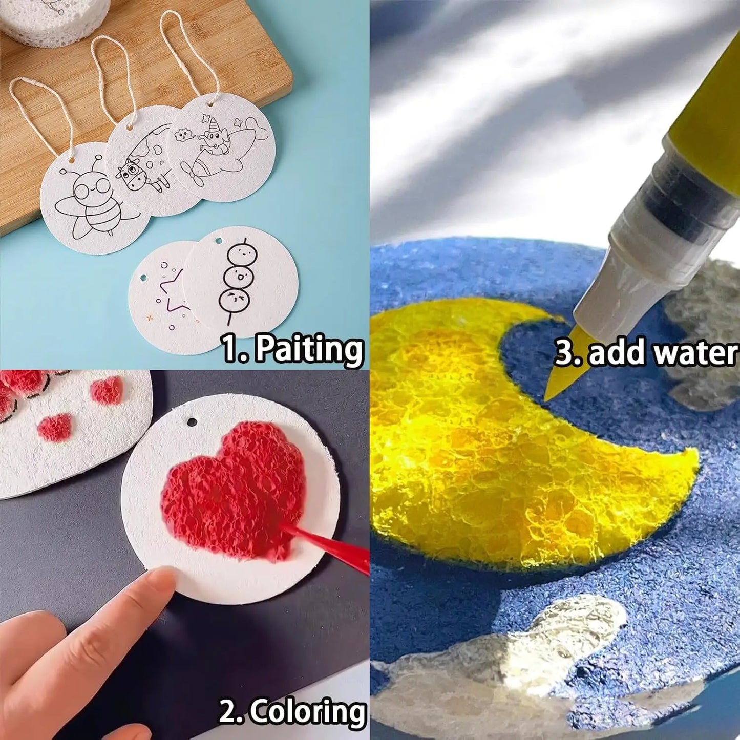 Foamadoodle – 3D Puffy Texture Art Paper Kit for Kids