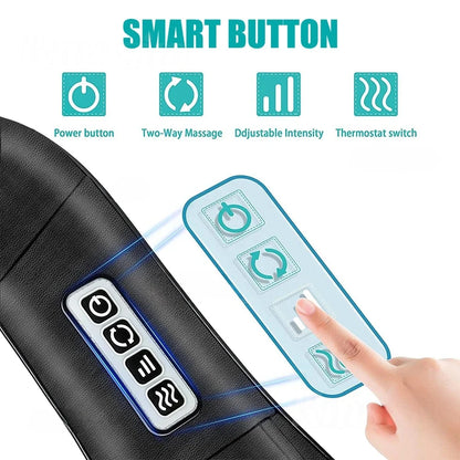 RelaxEase – Heated Shiatsu Neck & Shoulder Massager