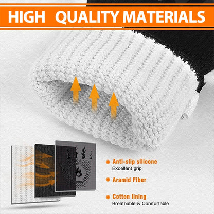 HeatGuard – Fireproof Silicone Oven Gloves