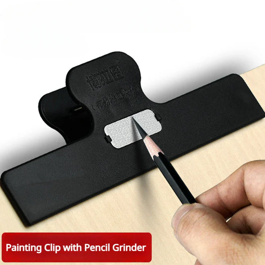 SketchGrip – Large 5.9-Inch Painting Clip with Pencil Sharpener