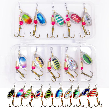 SpinStrike – Metal Spinner Spoon Lure Kit