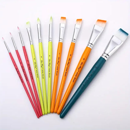 Auralin – 10 Piece Multicolor Watercolor Paint Brush Pen Set